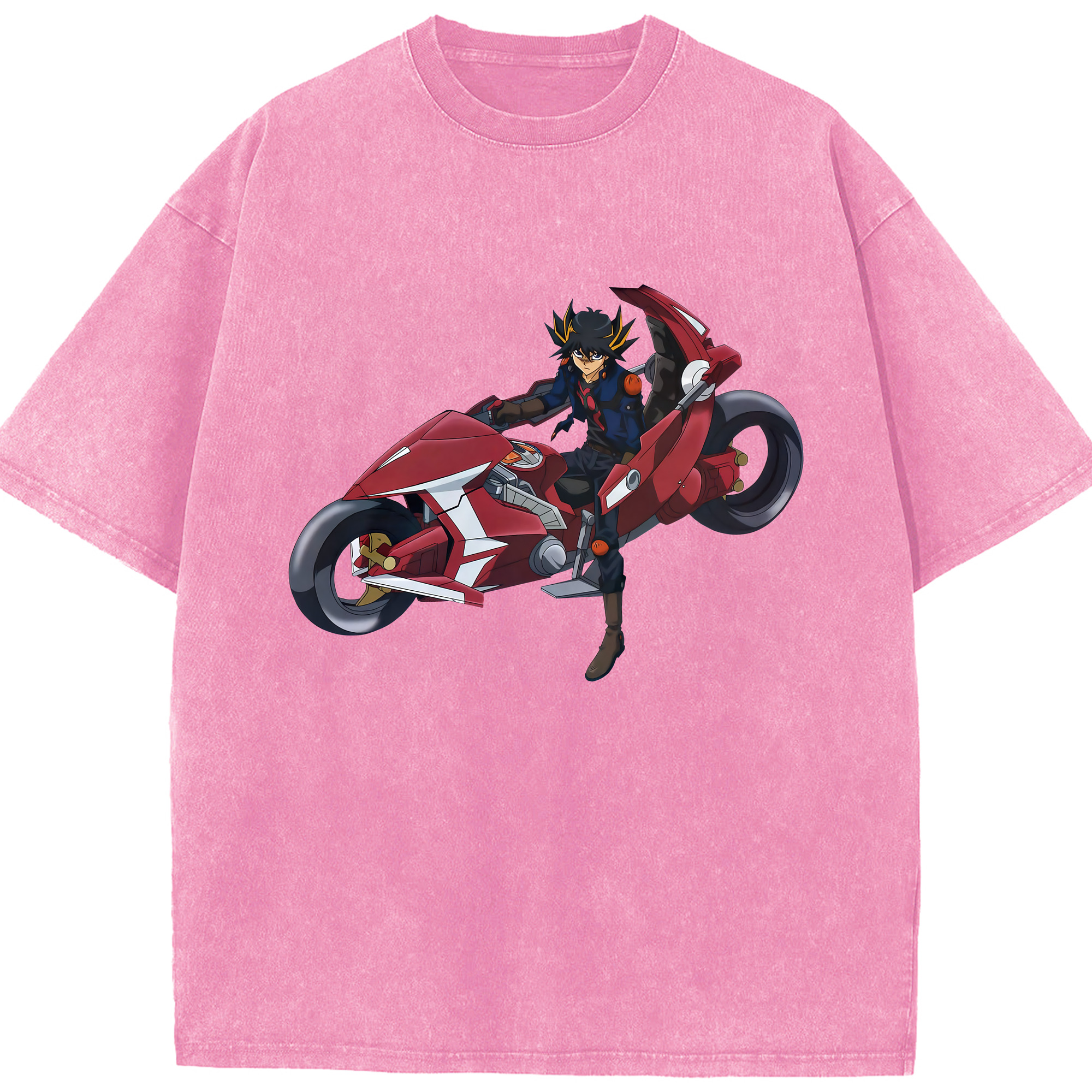 （画像用） 遊☆戯☆王 Yu-Gi-Oh! 綿100% ヴィンテージ風 半袖Tシャツ（フロントプリント）
